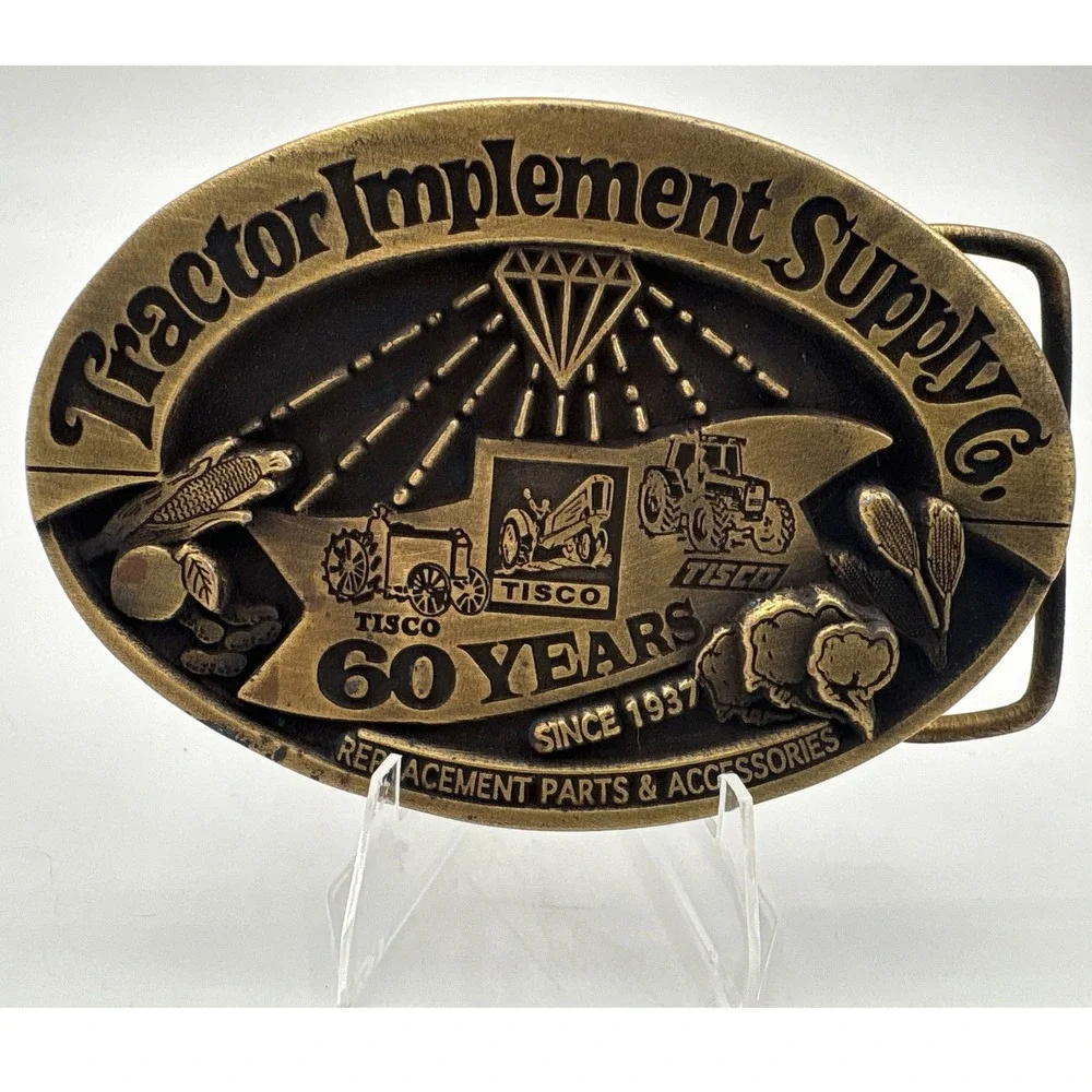 TISCO 60 Years Anniversary Belt Buckle 1997 Vintage Series Limited Edition #1162